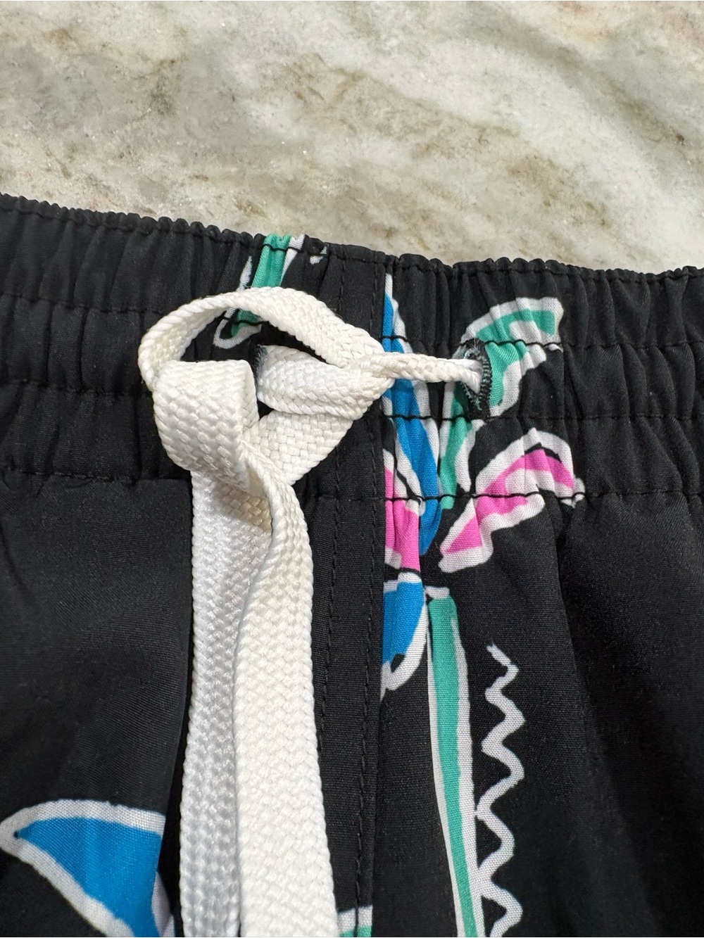 chubbies Black Swim Shorts -Palm Tree - Picture 4 of 5